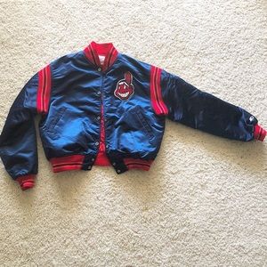 Cleveland Indians Vintage Bomber Jacket